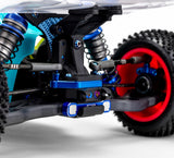 RC10B7 Aluminum D Mount, Blue, fits RC10B7 / RC10B7D