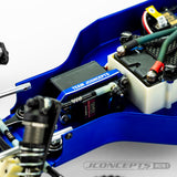 RC10, RC10T, RC10GT Servo Mount Bracket, Blue
