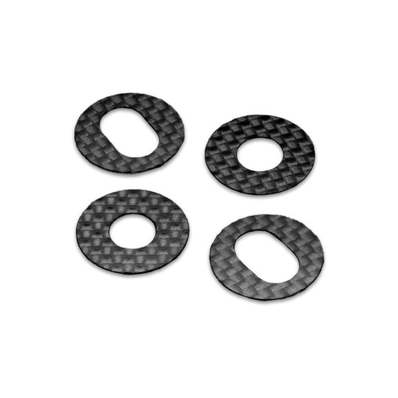 RM2, 1/8 Off-Road Carbon Fiber Body Shell Washer w/Adhesive