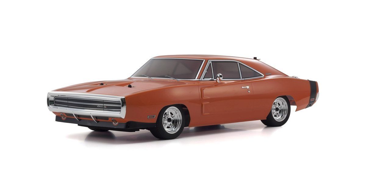 Kyosho - 1/10 Fazer Mk2 Readyset 1970 Dodge Charger, Hemi Orange