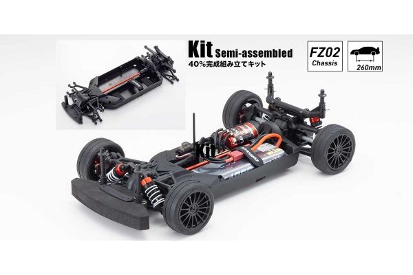 Kyosho - Fazer Mk2 FZ02 Chassis Kit RC Electric Powered 4WD Car