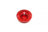 Wheel Nut (Red / 4pcs / Flange Cap / Serration)