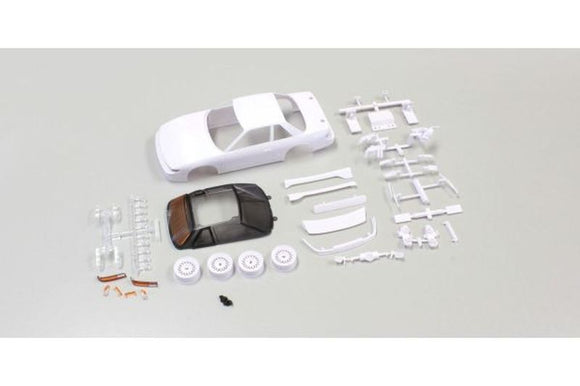 NISSAN SILVIA S13 White body set (w/Wheel)