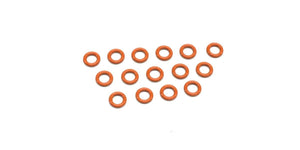 Silicone O-Ring Orange, P6, 15pcs