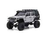 Kyosho - MINI-Z 4x4 Series MX-01 Readyset Jeep Wrangler Unlimited Rubicon with Accessory Parts, Billet Silver