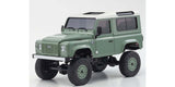 Kyosho - MINI-Z 4x4 Series MX-01 Readyset Land Rover Defender 90 Heritage Grasmere Green / Alaska White