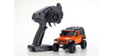 Kyosho - Mini-Z 4x4 Series Readyset Jeep wrangler Unlimited Rubicon w/ Accessory Parts, Punk`n Metallic