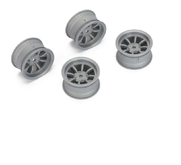 8 Spoke Wheel +4mm (Gray), for LMX