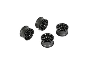 10 Spoke Wheel +4mm (Black), for LMX