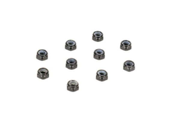 M3 Thin Nylon Locking Hex Nut, for LRX Rally, Fits LDX Drift