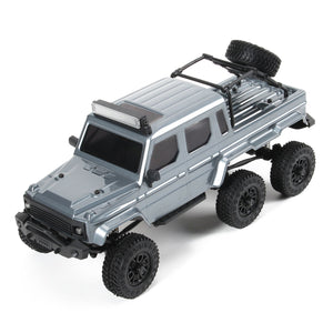 Panda Hobby - 1/24 Tetra24 X3 Portal Edition 6x6 RTR Scale Mini Crawler, V2, Gunmetal Grey