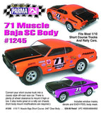 1/10 Parma '71 Muscle Baja Short Course Drag Clear Body