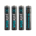 Pale Blue Earth - Pale Blue Lithium Ion Rechargeable AAA Batteries 4pk