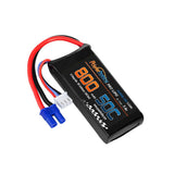Power Hobby - 2S 7.4V 8000mAh 50C Lipo Battery w, EC2 Plug Losi