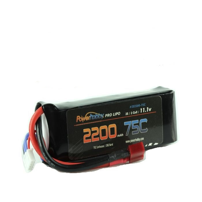 Power Hobby - 3S 11.1V 2200MAH 75C W/ Deans
