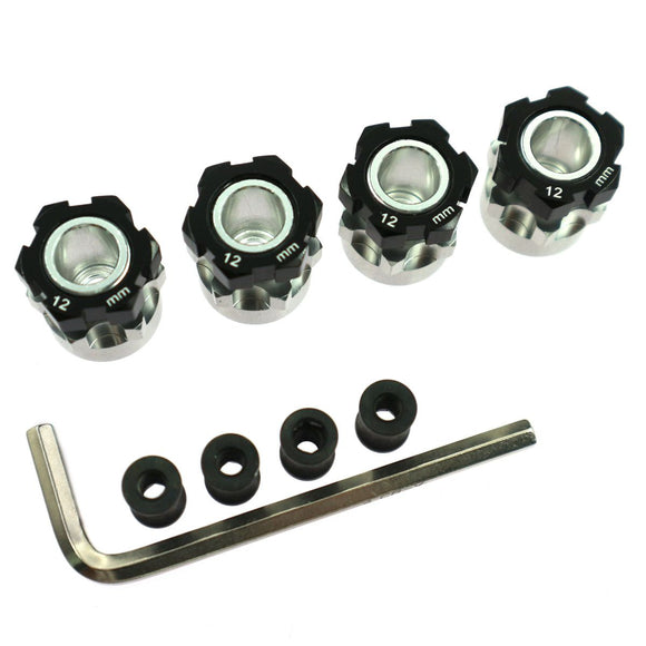 Hex Hub Adapters 12mm to 17mm w/ 10mm Offset