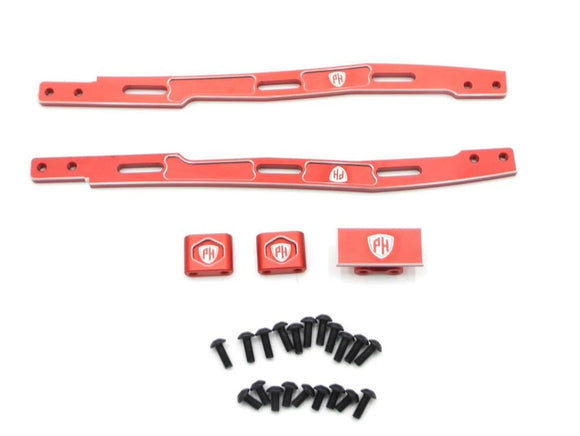 Aluminum Upper Deck Set, Red, for MST RMX 2.5