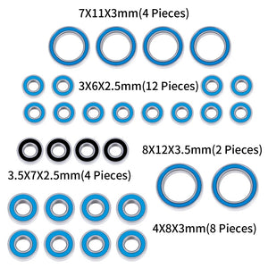 Sealed Bearing Kit (30), for 1/18 Redcat Ascent-18