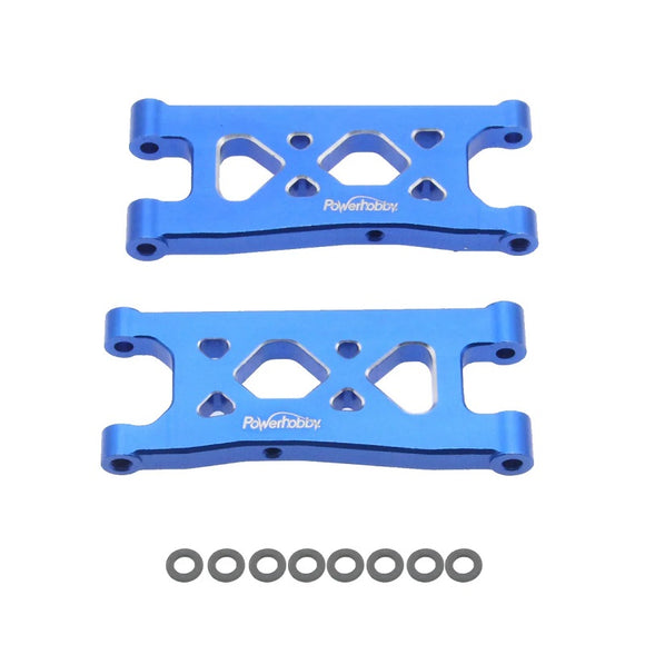 Aluminum Rear Lower Arms, Blue, for Arrma Mojave Grom