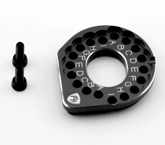 Aluminum Motor Mount, Black, for Kyosho Fazer Mk2