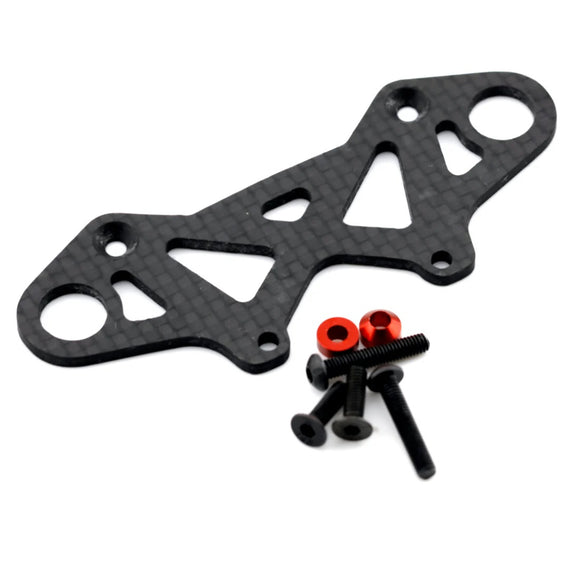 Carbon Fiber Front Bumper Support, for Kyosho Fazer