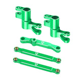 7075 Aluminum Steering / Bellcrank Set Green, Traxxas