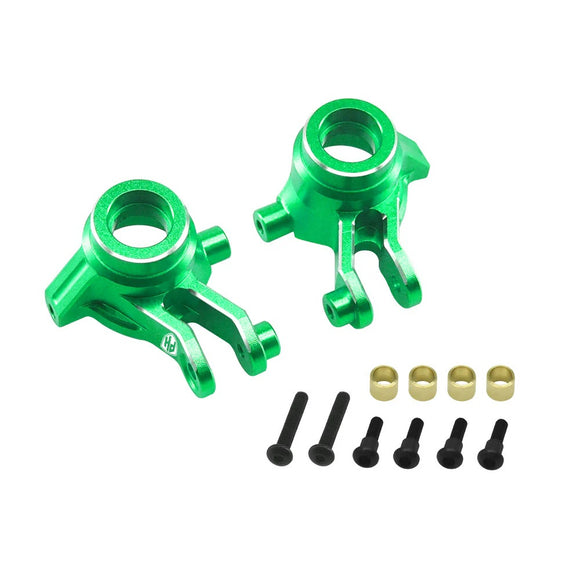 7075 Aluminum Front Hub / Knuckle Arms Green,