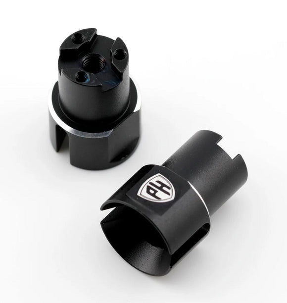 Aluminum Rear Wheel Shaft, Black, for Kyosho Fazer MK2
