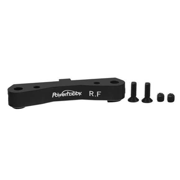 Aluminum Rear Lower Front Suspension Arm Mount, Black,
