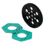 Hardened Steel Spur Gear & Slipper Pads 48P 84T Losi 22S