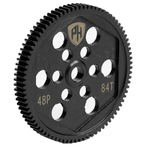 Hardened Steel Spur Gear & Slipper Pads 48P 84T Losi 22S