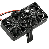 1/8 Aluminum Heatsink 40mm Dual High Speed Cooling Fans