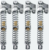 1/24 Aluminum 58mm Long Travel Shocks, Gray, for Axial SCX24