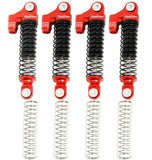 Aluminum 51mm Long Travel Shocks, Red, for Traxxas