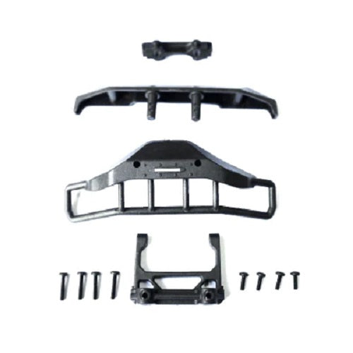 Front/Rear Bumper Set, Complete Fits Tetra 1/18