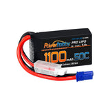 Power Hobby - 2S 1100mAh 50C LiPo Battery w/EC2 Plug: Losi Mini-B, Mini-T 2.0, JXR2