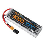 Power Hobby - 3S 11.1V 9000mAh 100C Graphene Lipo Battery w/ XT60 + Traxxas Adapter