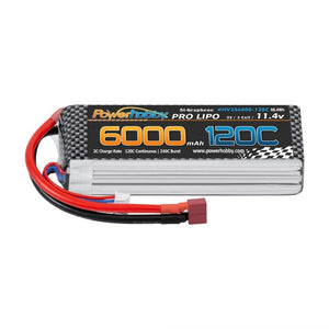 Power Hobby - 3s 11.4V 6000mah 120c Graphene + HV Lipo Battery w Deans Plug