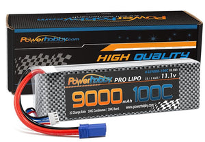 Power Hobby - Powerhobby 3S 11.1V 9000mah 100C-200 Lipo Battery w EC5