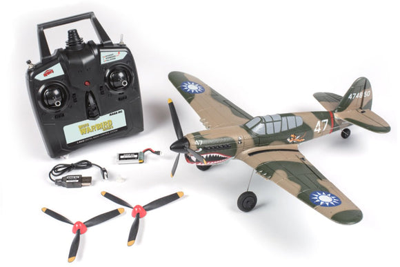 Rage R/C - Curtiss P-40 Warhawk Micro RTF Airplane w/PASS