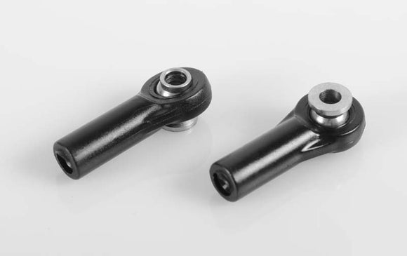 M3 Medium Straight Plastic Rod Ends w/ Axial Width Balls