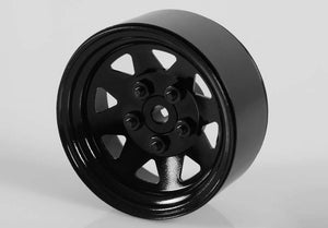 5 Lug Wagon 1.9" Steel Stamped Beadlock Wheels (Black)