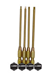Electric Mini Screwdriver w/ Titanium Metric Bits (4pcs)