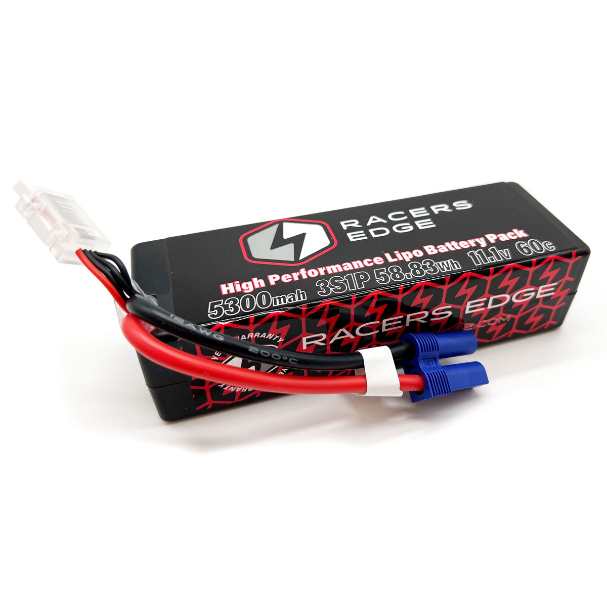 Racers Edge - 5300mAh 3S 11.1V 60C Hard Case Lipo Battery w/EC5 Connector
