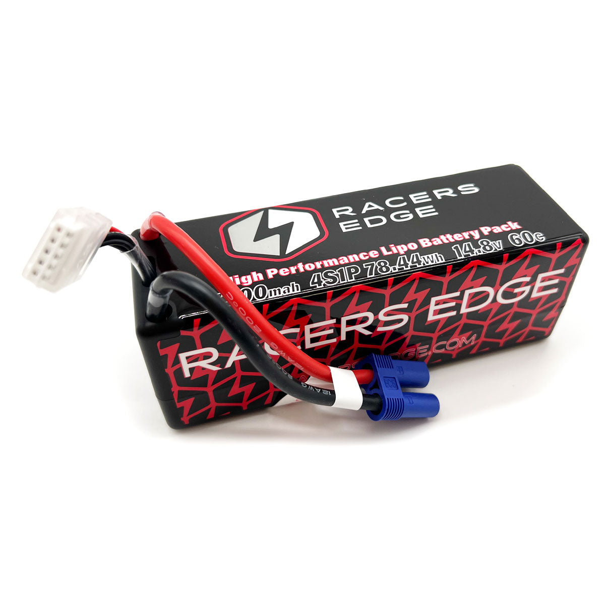 Racers Edge - 5300mAh 4S 14.8V 60C Hard Case Lipo Battery w/ EC5 Connector