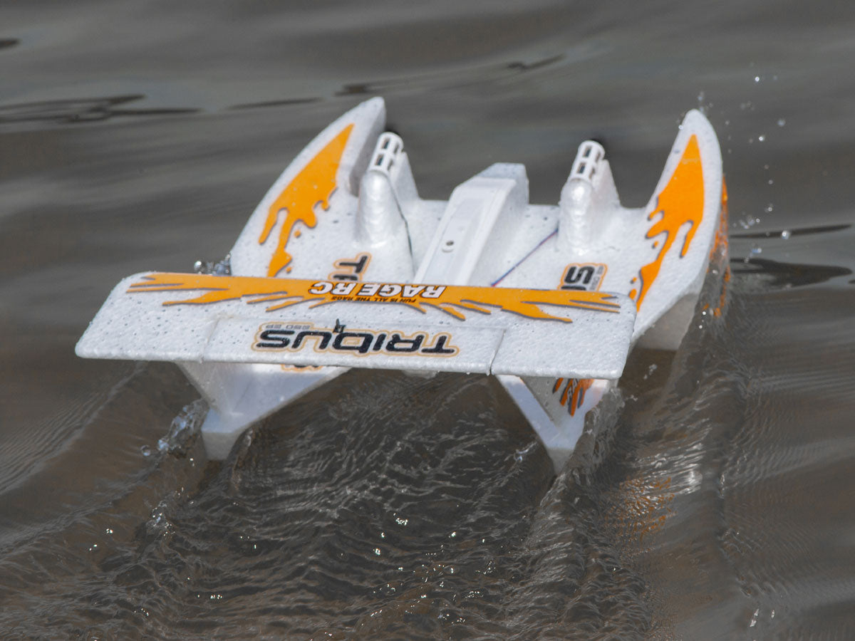 Rage R/C - Tribus 250 EP RTF Amphibious Aircraft; Orange
