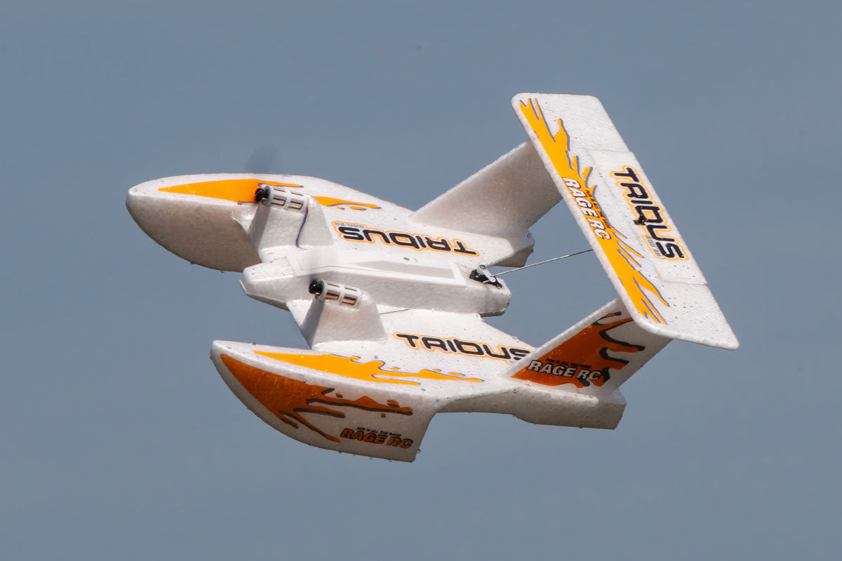 Rage R/C - Tribus 250 EP RTF Amphibious Aircraft; Orange