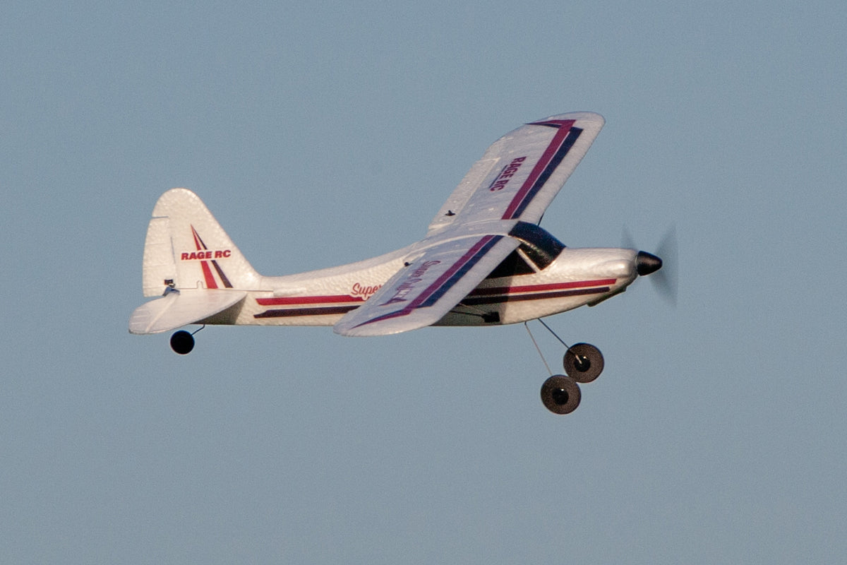 Rage R/C - Super Cub MX4 Micro EP 4-Ch RTF Airplane with PASS