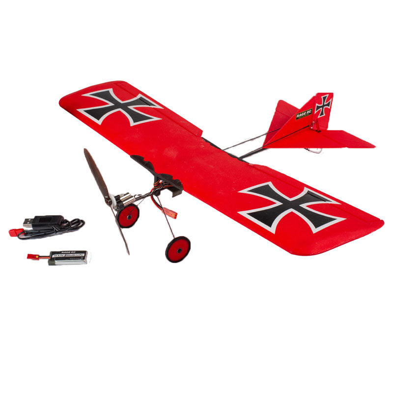 Rage R/C - Vintage Stick X4 Micro RFT Airplane - for Futaba TX