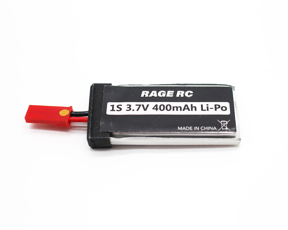 Rage R/C - 1S 400mAh 25C LiPo Battery with JST Plug;Vintage Stick X4
